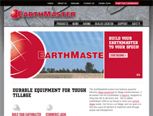 Tablet Screenshot of earthmastertillage.com